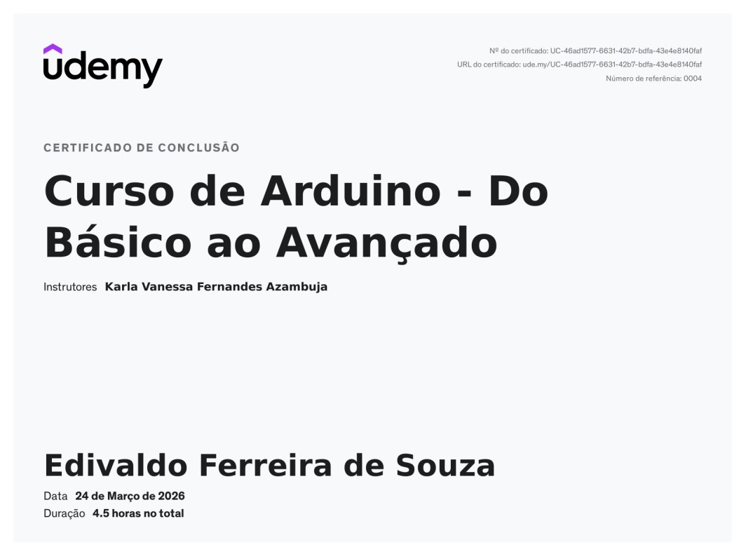 Arduino - Certificado