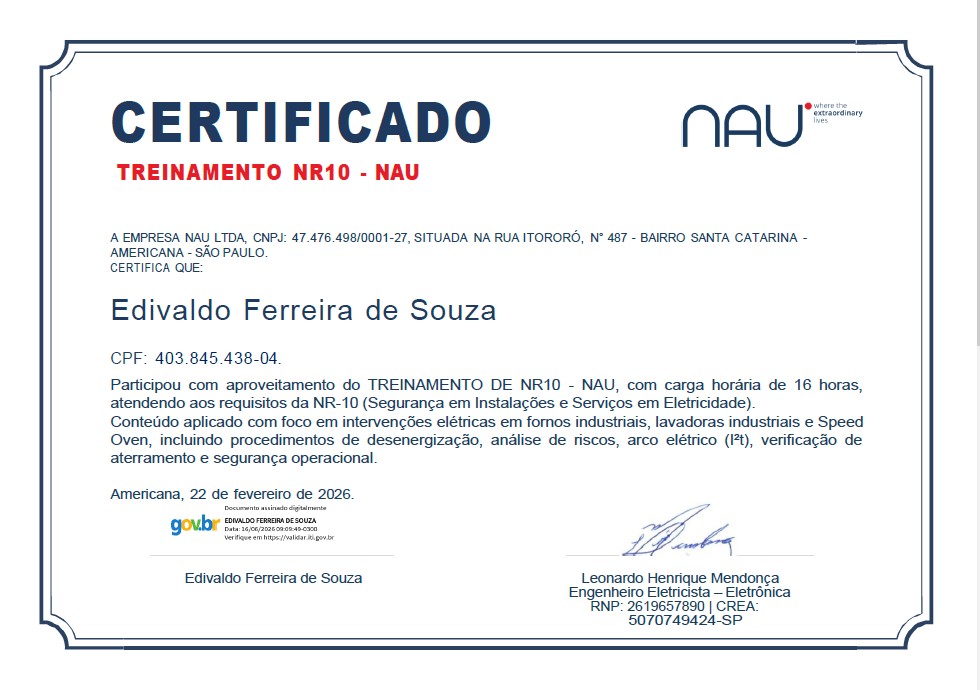 NR-10 - Certificado
